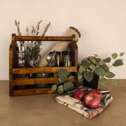 symplify Adora Wooden Bottle & Cutlery Holder-picture-46