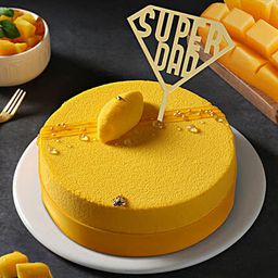 Tropical Mango Delight Cake for Super Dad-9