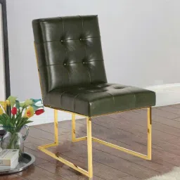 Eta Fabric Dining Chair In Midnight Green Colour-image-64