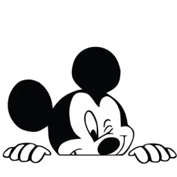 print mantras Snooping Mickey Mouse Wall Sticker-picture-15