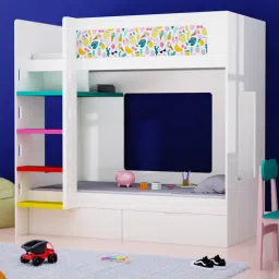 boingg! - a happy start Caravan Bunk Bed in White Colour-picture-7