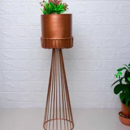voidrop Copper Metal Plant Indoor Flower Planter-picture-24