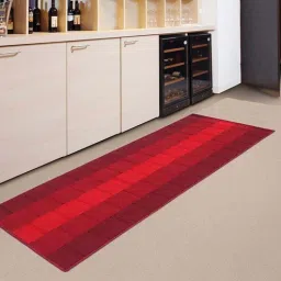 status Maroon Nylon 22 x 55 Inches Machine Made Floor Runner-picture-45