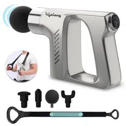 lifelong Multipurpose Gun Massager in White Colour-picture-13