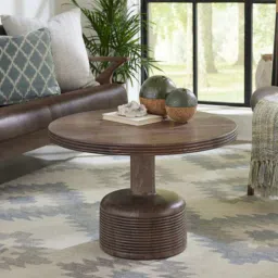 Bauen Solid Wood Coffee Table Natural Colour-image-12