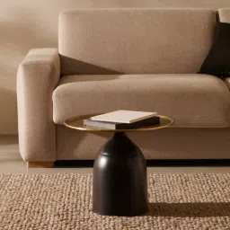 Deliv Metal End Table Golden Colour-image-16