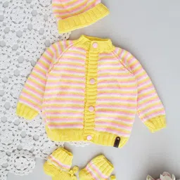 Woonie Boys Striped Cardigan-image-58