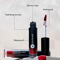 SUGAR Mousse Muse Maskproof Matte Lip Cream 5 ml - Spring Flower 08 image 5