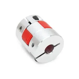 Aluminum OD:20mm L:25mm Flexible Spider Shaft Coupling Bore: 5x8mm-25