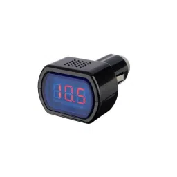 Mini Car LCD Battery Voltage Meter Monitor 12V Black-16