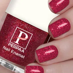 PERPAA 5Pc Long Lasting UVGel Nail Polish - 5ml Each - Red-Green-Blue-Turquoise-Brown-22