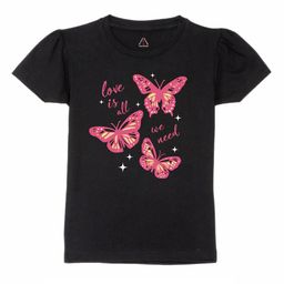 Wear Your Mind Girls Graphic Printed Pure Cotton T-shirt-picture-26