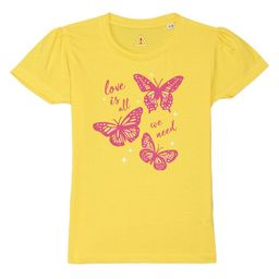 Wear Your Mind Girls Graphic Printed Pure Cotton T-shirt-picture-24