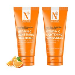Nutriglow Advanced Organics Vitamin C Lightening Face Wash & Sunscreen Beauty Gift Set-18