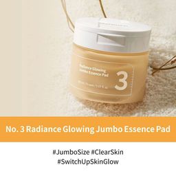 numbuzin No.3 Radiance Glowing Jumbo Essence Pad 150ml - 70 Pads-image-53