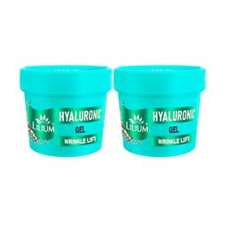 Lilium Set Of 2 Extra Glow & Fair Complexion Hyaluronic Face Gel-100g Each-50