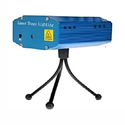 SPARK WORLD Blue Textured Square Laser Stage Disco Floor Lamps-34