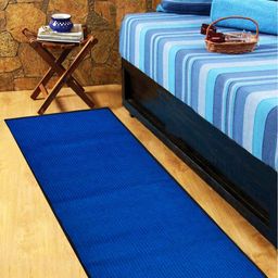 Kuber Industries Blue & Red Microfiber Reversible Anti-Skid Floor Mat-17