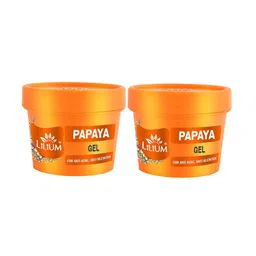 Lilium Set Of 2 Anti Acne & Anti Blemish Papaya Face Gel-100g Each-2