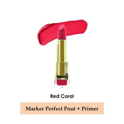 BeautyRelay Long Lasting Perfect Pout & Primer Lipstick 3.5 g-Red Coral-image-63
