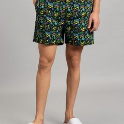 Bewakoof x OFFICIAL DC COMICS MERCHANDISE Men All Over Batman Printed Boxers-image-82