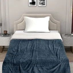 FABINALIV Grey Woollen Mild Winter 600 GSM Single Bed Comforter-55