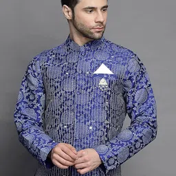 Utsav Fashion Printed Woven Nehru Jacket-56