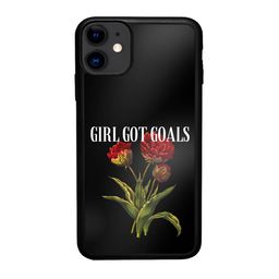macmerise Girl Got Goals Printed iPhone 11 Phone Bumper Case Cover-31