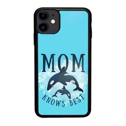 macmerise Mom Knows Best Printed iPhone 11 Bumper Case Cover-41