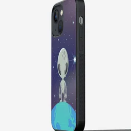 macmerise Alien Printed iPhone 13 Phone Bumper Case Cover-image-64