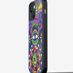 macmerise Humsa Printed iPhone 13 Bumper Case Cover-image-78