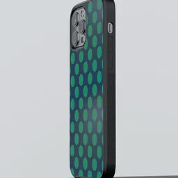 macmerise Polka Dots Printed iPhone 12 Pro Phone Bumper Case Cover-image-37
