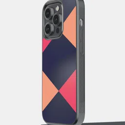 macmerise Criss Cross Pattern Printed iPhone 14 Pro Bumper Case Cover-image-65