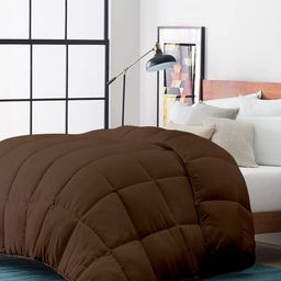 RAZZAI Coffee Brown Microfiber Mild Winter 210 GSM Single Bed Comforter-image-18