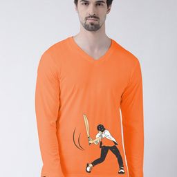 Friskers Graphic Printed V-Neck Pure Cotton Slim Fit T-shirt-picture-20