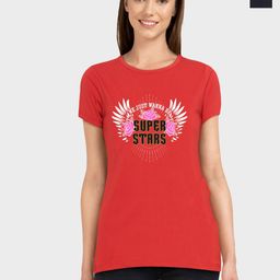 CHOZI Pack Of 2 Typography Printed Round Neck Cotton Regular Fit T-shirt-image-114