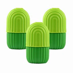 Kuber Industries Set Of 3 Reusable & Long Lasting Face Ice Rollers - Green-18
