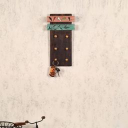 AAKRITI ART CREATIONS Brown Melodic Wings Key Holder-picture-36