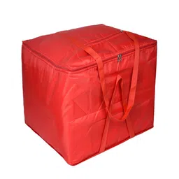 Kuber Industries Red Foldable Storage Bag Organiser-25