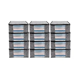 ANKIT INTERNATIONAL Black Set of 6 Super Strong Multi-Utility Organisers-24