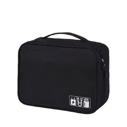 Awestuffs Unisex Black Travel Gadget Organizer-44
