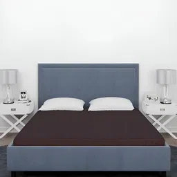 Aura Brown Terry Cotton King Size Double Bed Water Resistant Mattress Protector-image-88