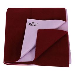 Keviv Kids Maroon Cotton Breathable Single Bed Mattress Protector-image-46