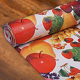 Kuber Industries Cream-Colored Printed Anti Slip Shelf Mat Roll-image-32