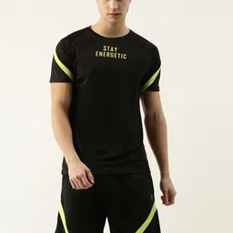 Maniac Men Black & Green Printed Tracksuit-image-38
