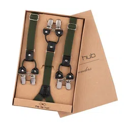 The Tie Hub Men Premium Quality Clip on Suspender-image-48