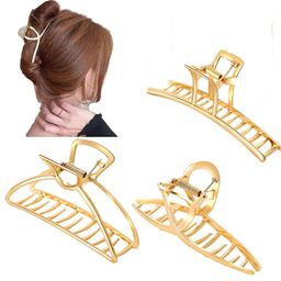Krelin Women Gold-Toned Claw Clip-image-17