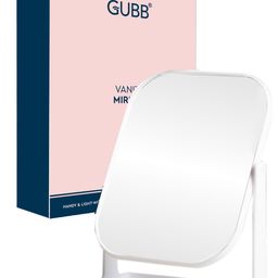 GUBB White Solid Rectangular Glass Table Top Mirror-24