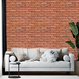 Wallpics Brown Printed Self Adhesive Wall Sticker-10
