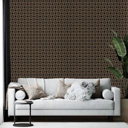 Wallpics Black Abstract Printed Wallpaper-14